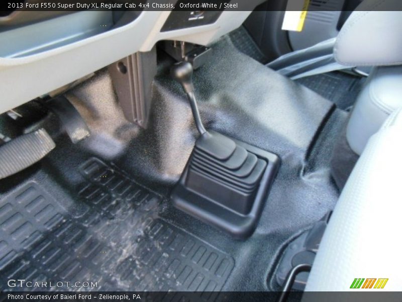 Oxford White / Steel 2013 Ford F550 Super Duty XL Regular Cab 4x4 Chassis