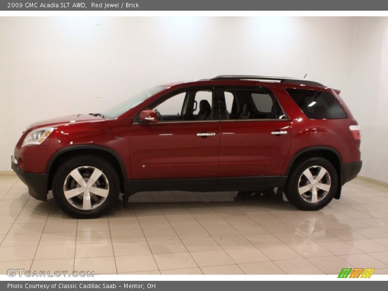 Red Jewel / Brick 2009 GMC Acadia SLT AWD