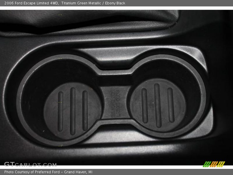 Titanium Green Metallic / Ebony Black 2006 Ford Escape Limited 4WD