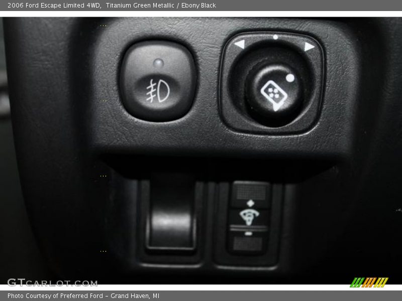 Titanium Green Metallic / Ebony Black 2006 Ford Escape Limited 4WD