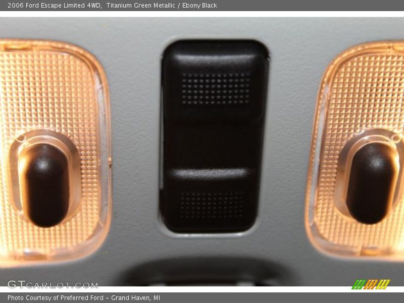 Titanium Green Metallic / Ebony Black 2006 Ford Escape Limited 4WD