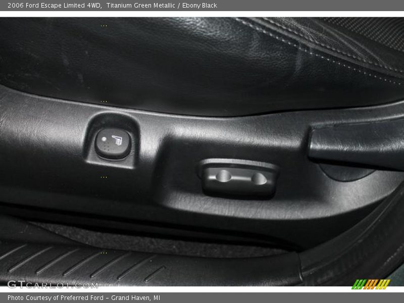 Titanium Green Metallic / Ebony Black 2006 Ford Escape Limited 4WD
