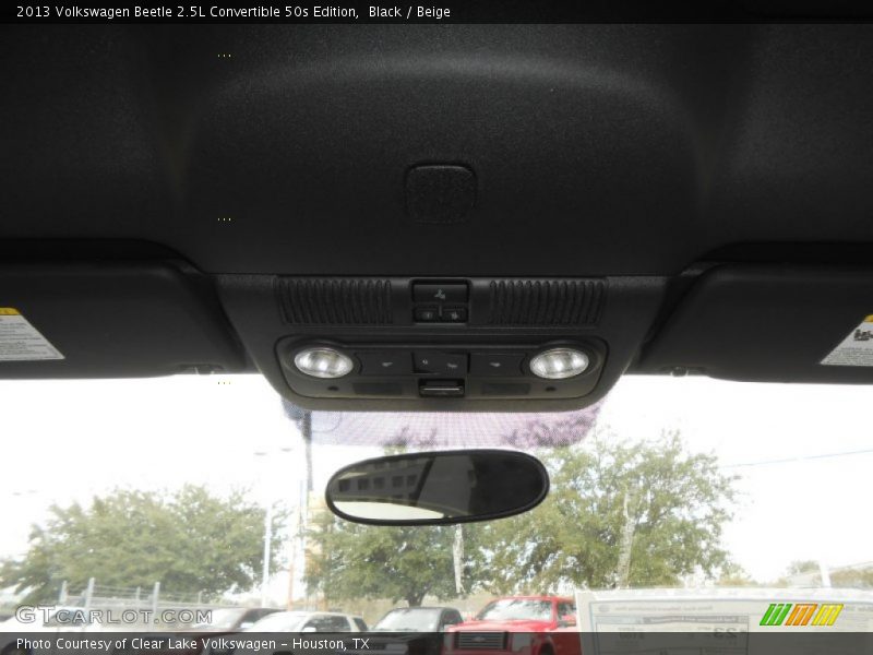 Black / Beige 2013 Volkswagen Beetle 2.5L Convertible 50s Edition