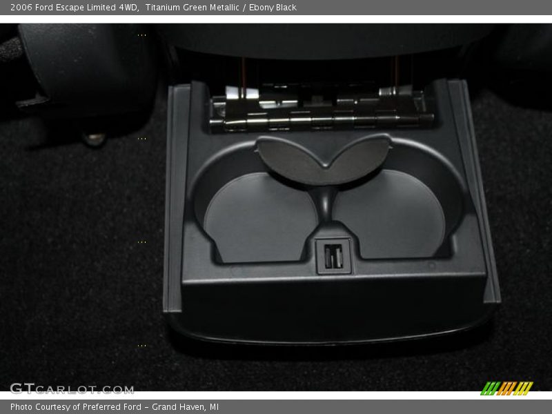Titanium Green Metallic / Ebony Black 2006 Ford Escape Limited 4WD