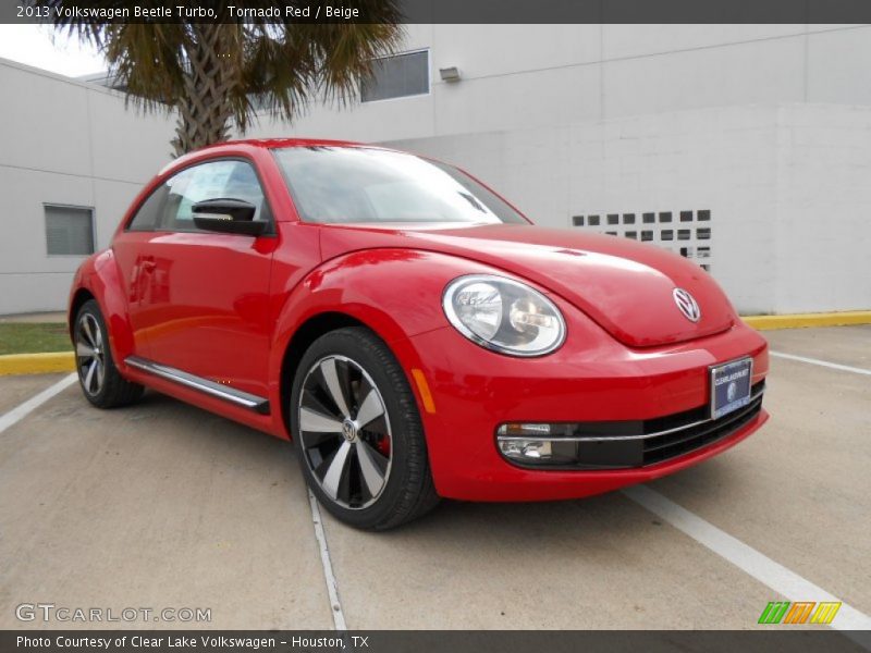 Tornado Red / Beige 2013 Volkswagen Beetle Turbo