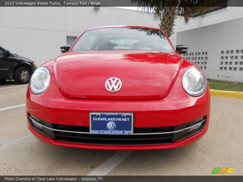 Tornado Red / Beige 2013 Volkswagen Beetle Turbo
