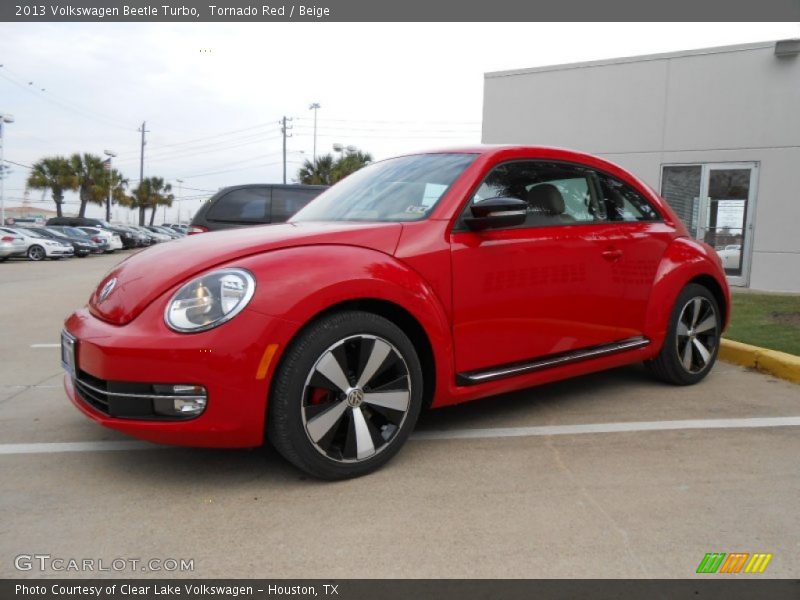 Tornado Red / Beige 2013 Volkswagen Beetle Turbo