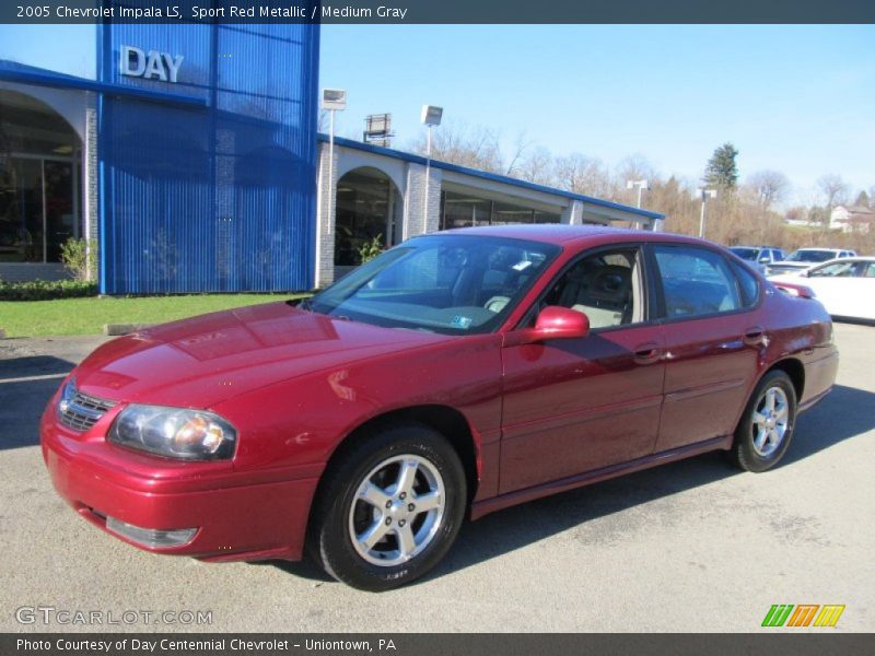 Sport Red Metallic / Medium Gray 2005 Chevrolet Impala LS