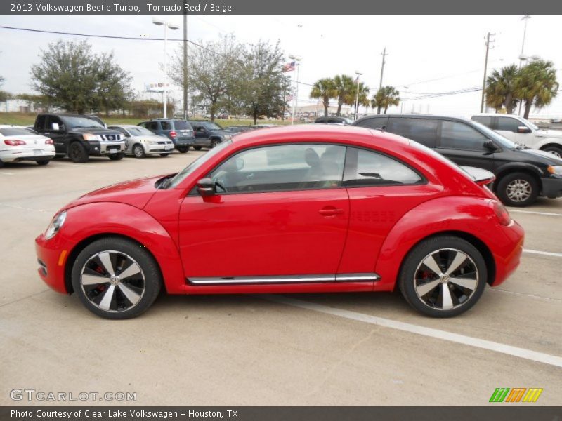 Tornado Red / Beige 2013 Volkswagen Beetle Turbo