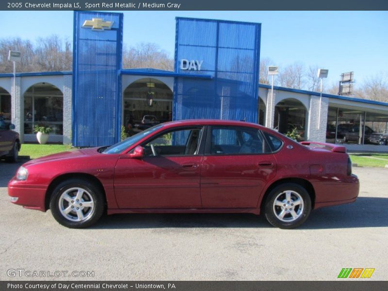 Sport Red Metallic / Medium Gray 2005 Chevrolet Impala LS