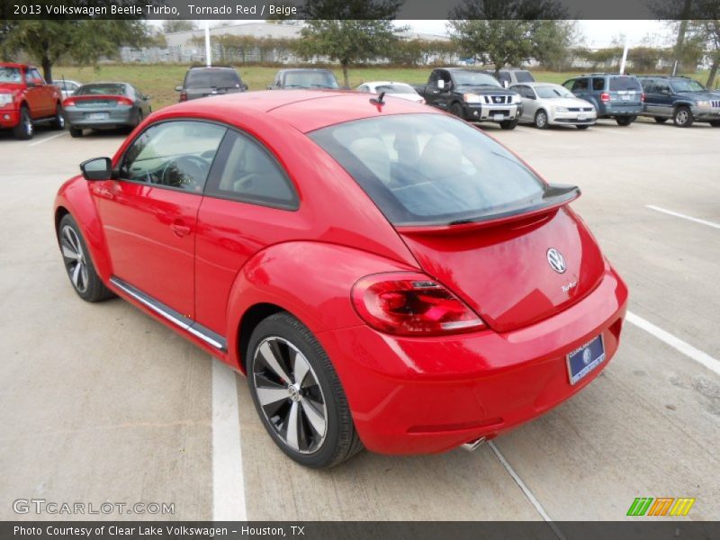 Tornado Red / Beige 2013 Volkswagen Beetle Turbo