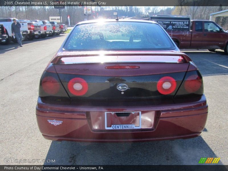 Sport Red Metallic / Medium Gray 2005 Chevrolet Impala LS