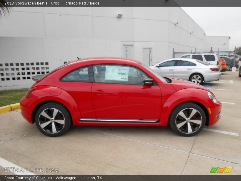 Tornado Red / Beige 2013 Volkswagen Beetle Turbo