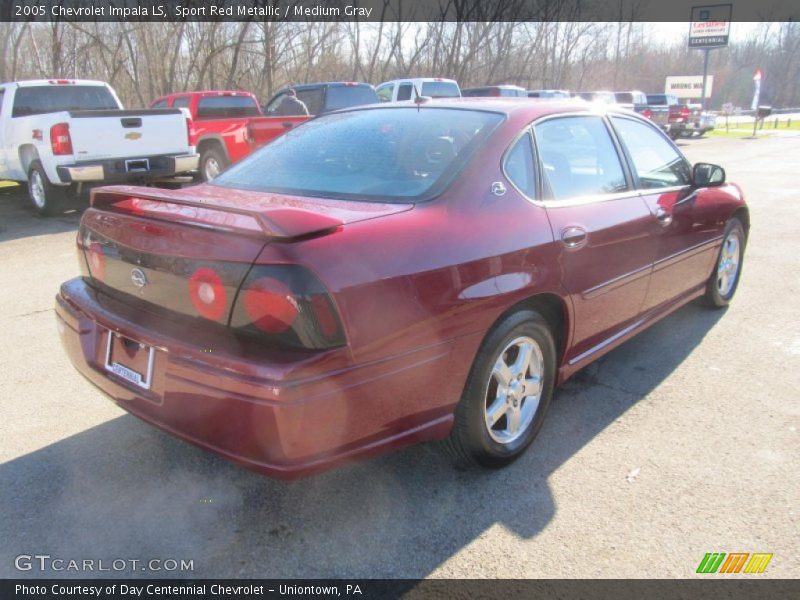 Sport Red Metallic / Medium Gray 2005 Chevrolet Impala LS