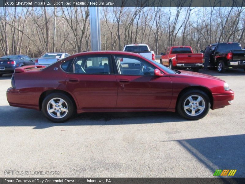 Sport Red Metallic / Medium Gray 2005 Chevrolet Impala LS