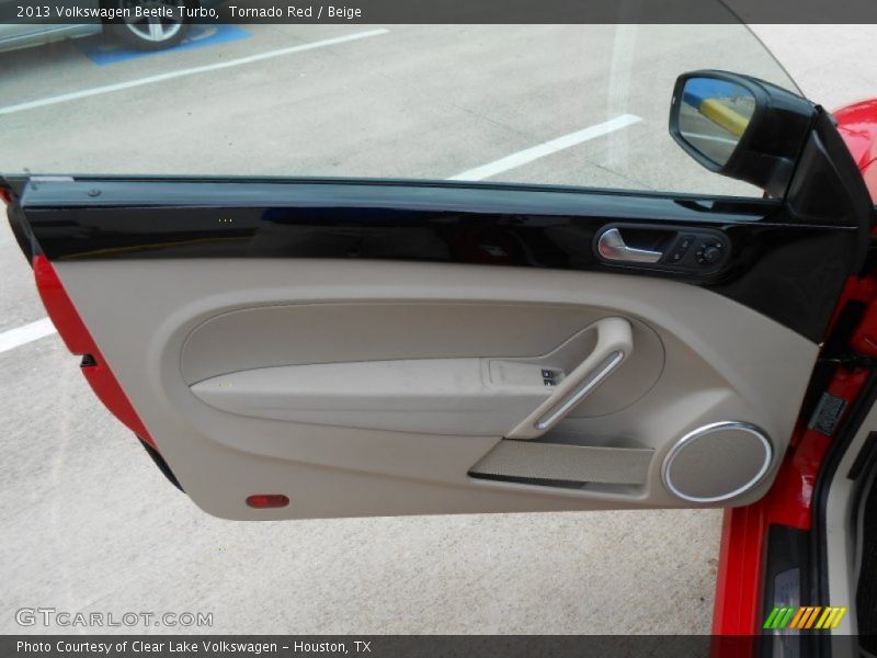 Tornado Red / Beige 2013 Volkswagen Beetle Turbo
