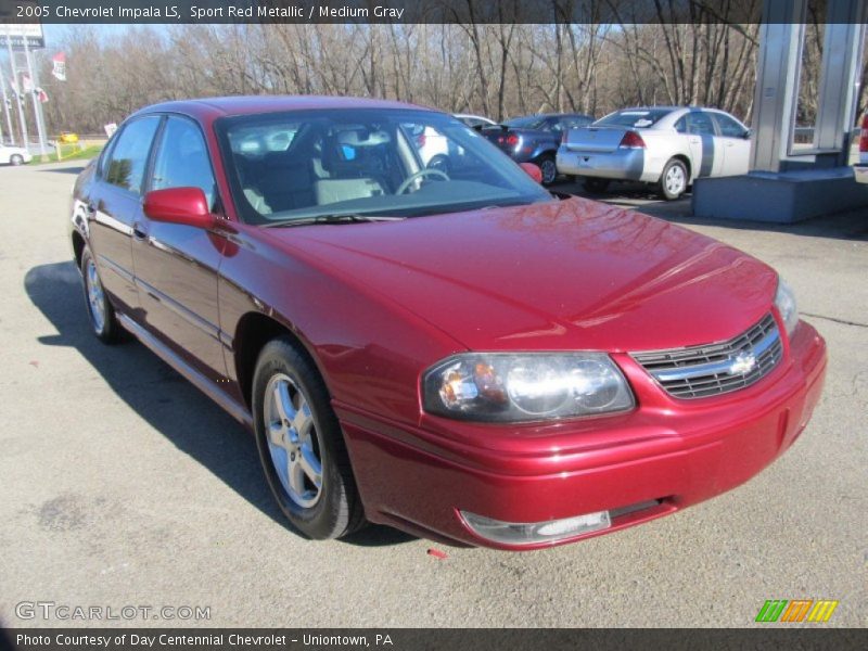 Sport Red Metallic / Medium Gray 2005 Chevrolet Impala LS