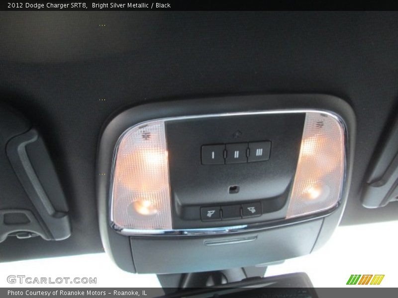 Bright Silver Metallic / Black 2012 Dodge Charger SRT8