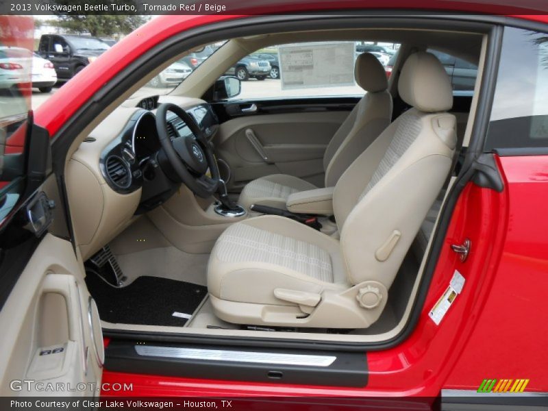 Tornado Red / Beige 2013 Volkswagen Beetle Turbo
