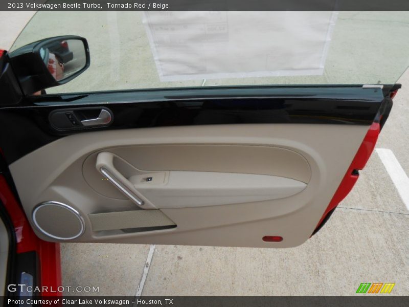 Tornado Red / Beige 2013 Volkswagen Beetle Turbo