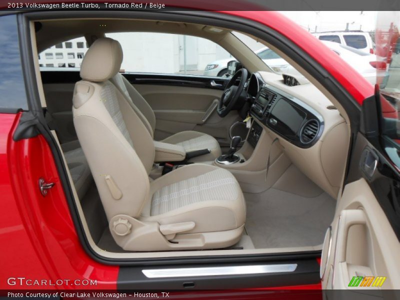 Tornado Red / Beige 2013 Volkswagen Beetle Turbo