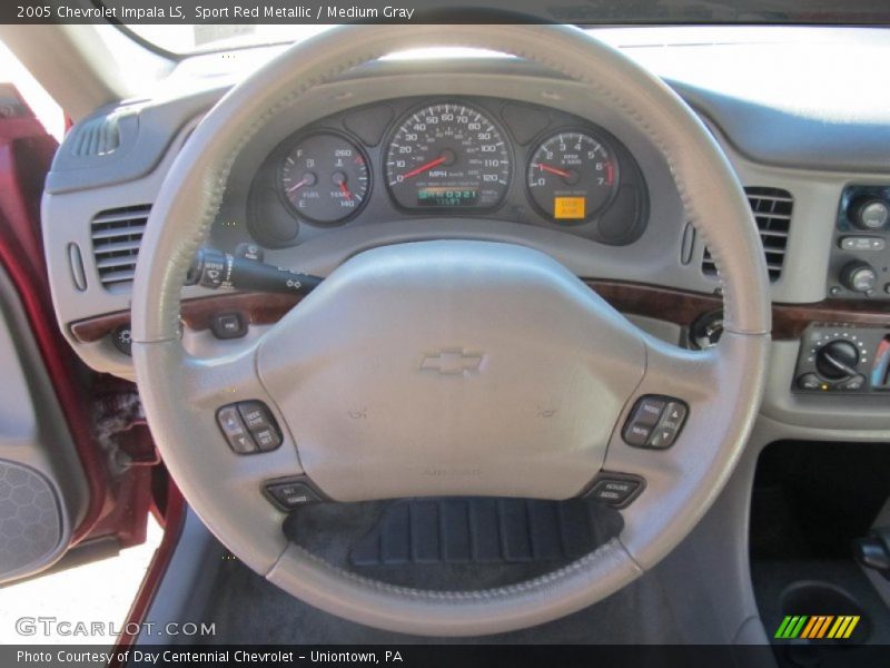 Sport Red Metallic / Medium Gray 2005 Chevrolet Impala LS