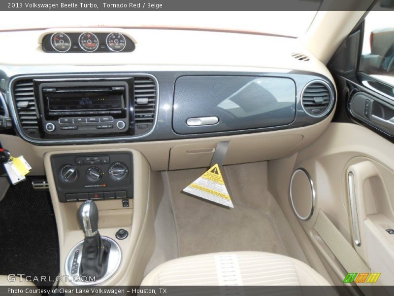 Tornado Red / Beige 2013 Volkswagen Beetle Turbo