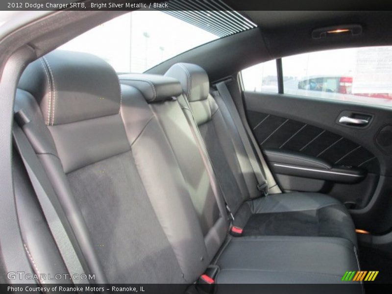 Bright Silver Metallic / Black 2012 Dodge Charger SRT8
