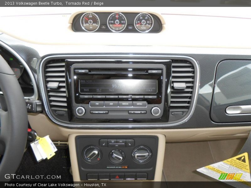 Tornado Red / Beige 2013 Volkswagen Beetle Turbo