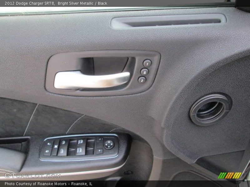 Bright Silver Metallic / Black 2012 Dodge Charger SRT8