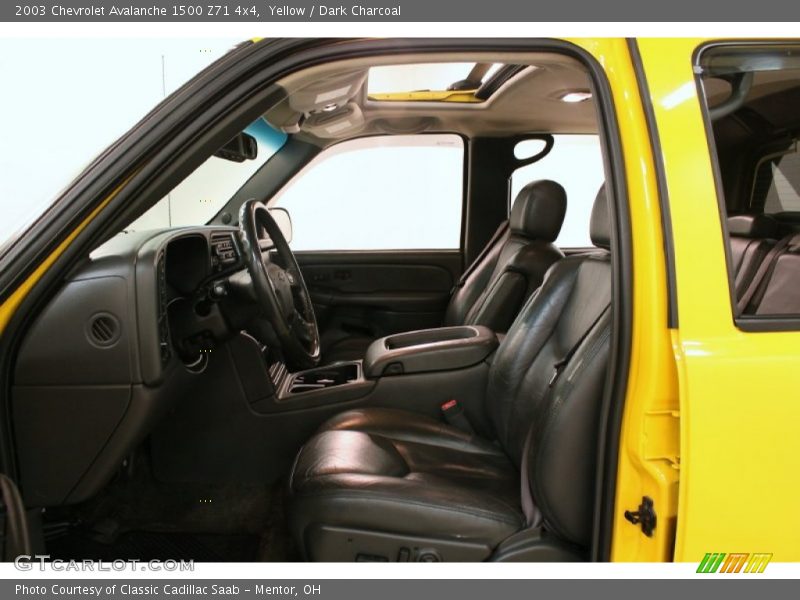  2003 Avalanche 1500 Z71 4x4 Dark Charcoal Interior