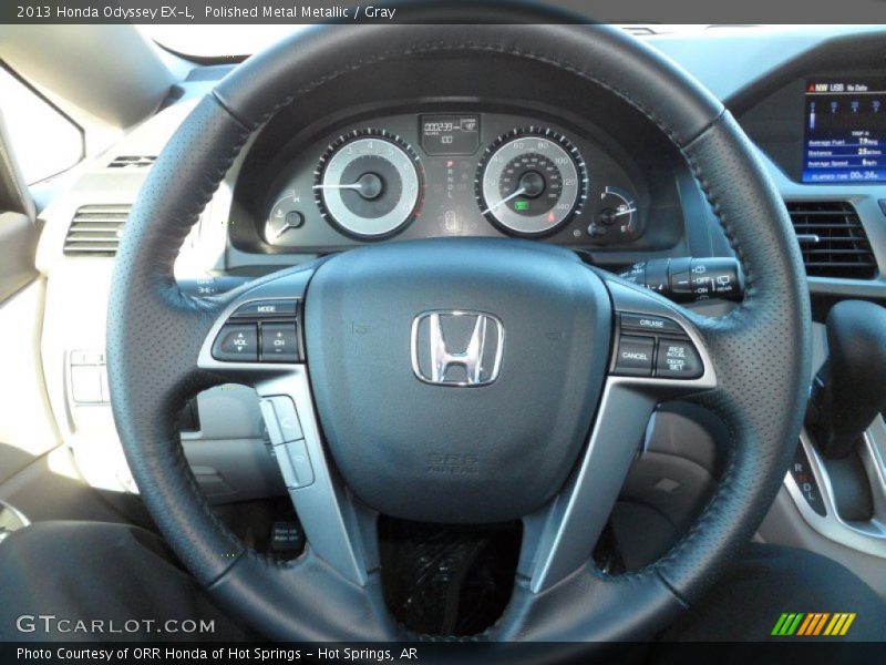 Polished Metal Metallic / Gray 2013 Honda Odyssey EX-L