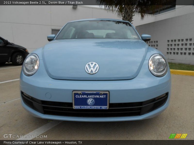 Denim Blue / Titan Black 2013 Volkswagen Beetle 2.5L