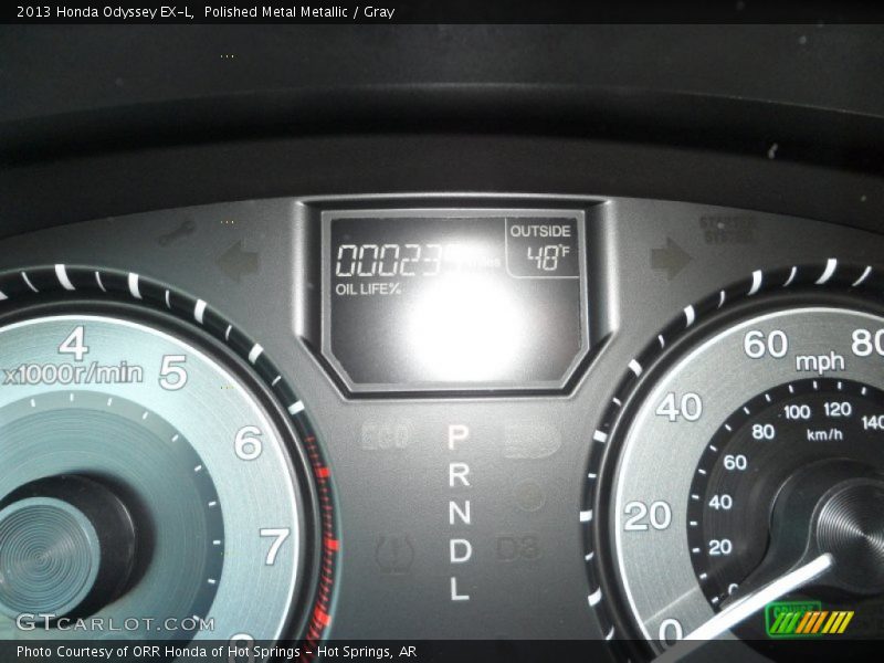 Polished Metal Metallic / Gray 2013 Honda Odyssey EX-L