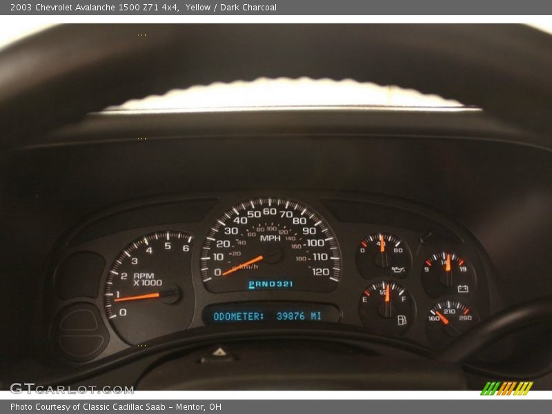  2003 Avalanche 1500 Z71 4x4 1500 Z71 4x4 Gauges