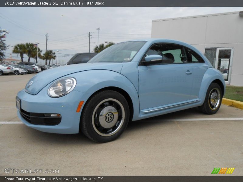 Denim Blue / Titan Black 2013 Volkswagen Beetle 2.5L
