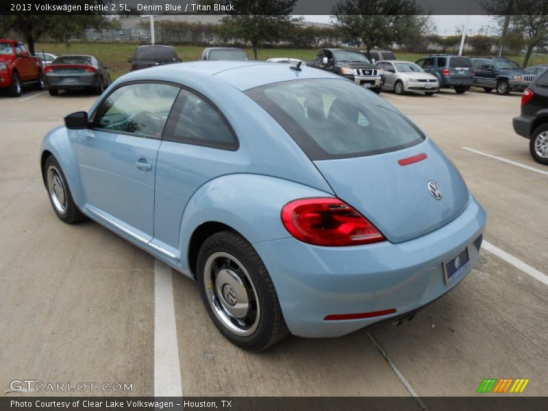 Denim Blue / Titan Black 2013 Volkswagen Beetle 2.5L