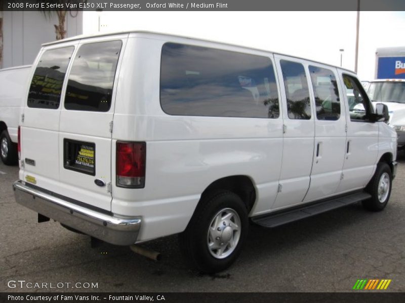 Oxford White / Medium Flint 2008 Ford E Series Van E150 XLT Passenger