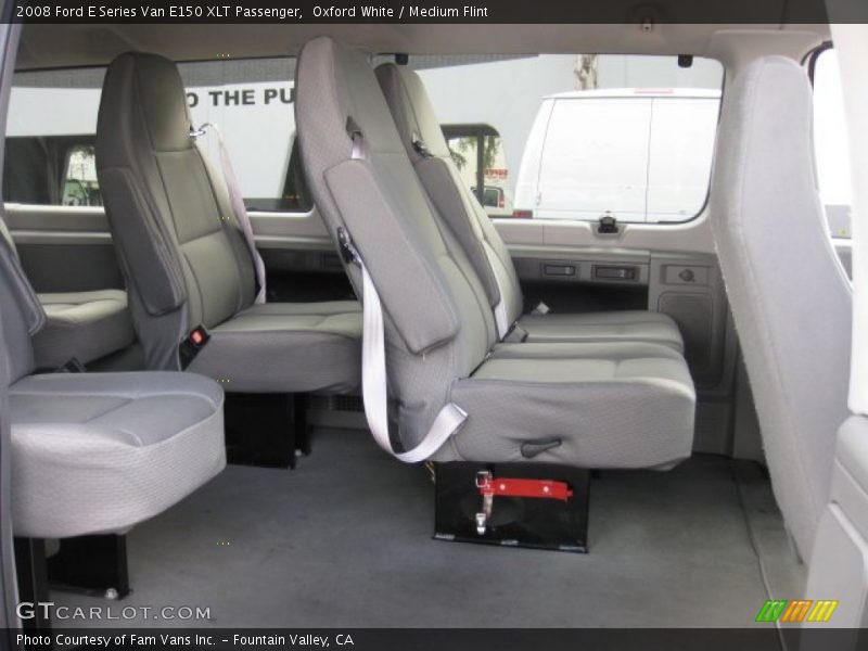 Rear Seat of 2008 E Series Van E150 XLT Passenger