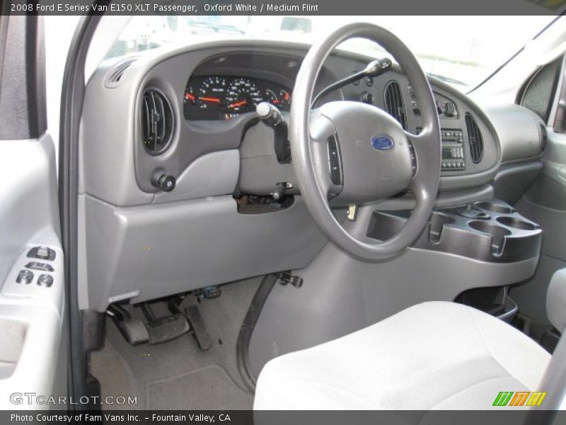Medium Flint Interior - 2008 E Series Van E150 XLT Passenger 
