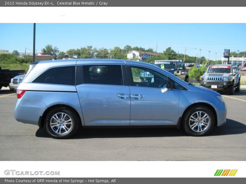 Celestial Blue Metallic / Gray 2013 Honda Odyssey EX-L
