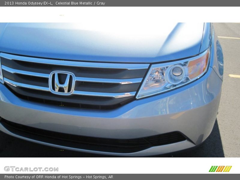 Celestial Blue Metallic / Gray 2013 Honda Odyssey EX-L