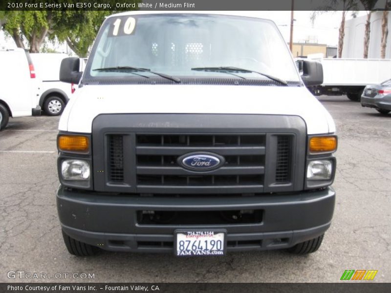 Oxford White / Medium Flint 2010 Ford E Series Van E350 Cargo