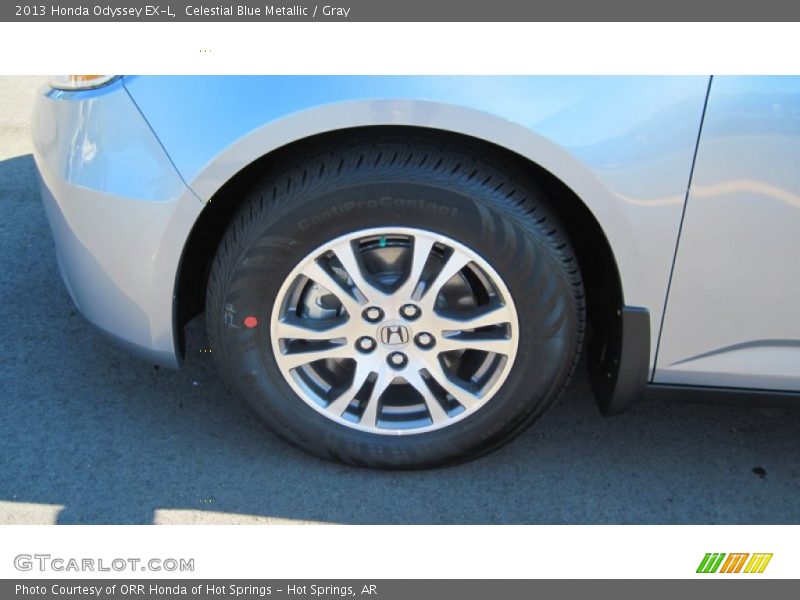 Celestial Blue Metallic / Gray 2013 Honda Odyssey EX-L