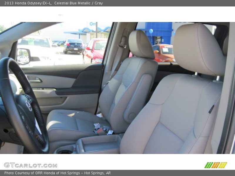 Celestial Blue Metallic / Gray 2013 Honda Odyssey EX-L