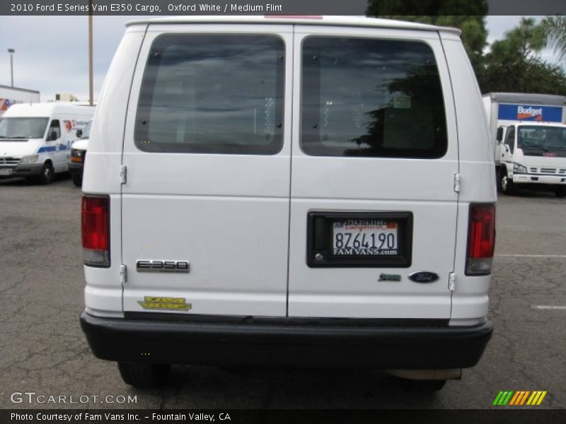 Oxford White / Medium Flint 2010 Ford E Series Van E350 Cargo