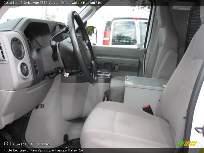 Front Seat of 2010 E Series Van E350 Cargo
