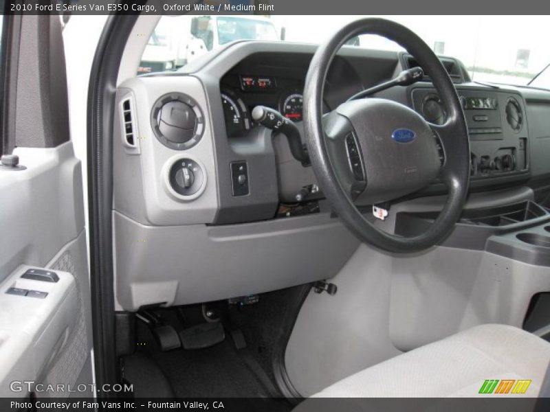Oxford White / Medium Flint 2010 Ford E Series Van E350 Cargo