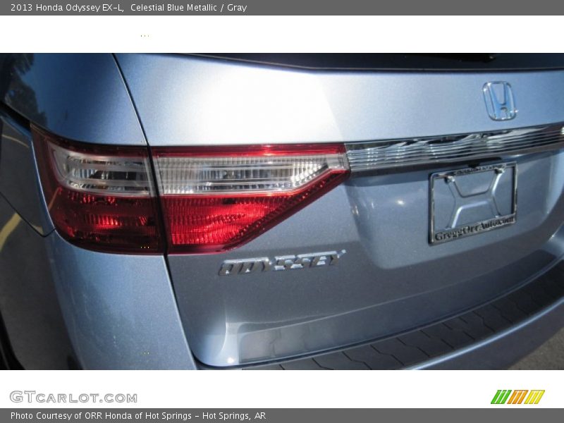 Celestial Blue Metallic / Gray 2013 Honda Odyssey EX-L