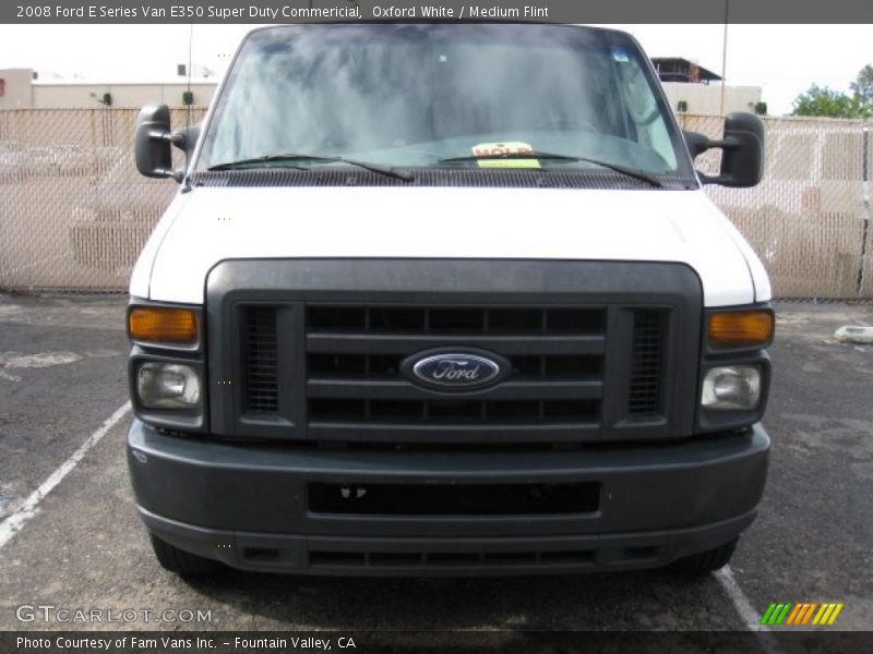 Oxford White / Medium Flint 2008 Ford E Series Van E350 Super Duty Commericial